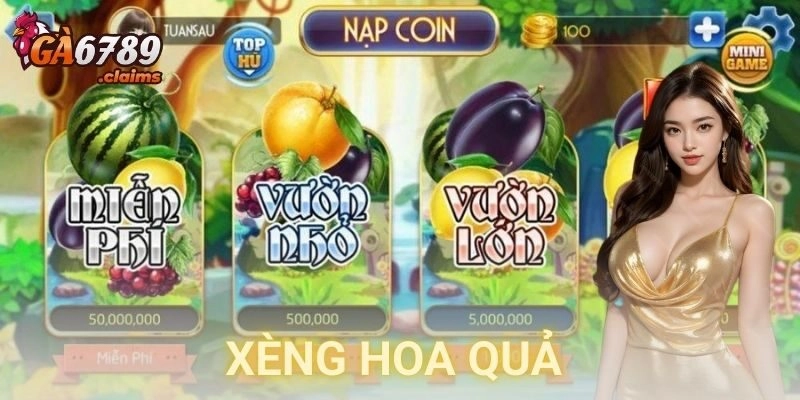 Hướng dẫn cách chơi xèng hoa quả chi tiết